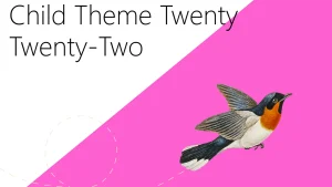 Child Theme für Twenty Twenty-One: Header mit Vogel